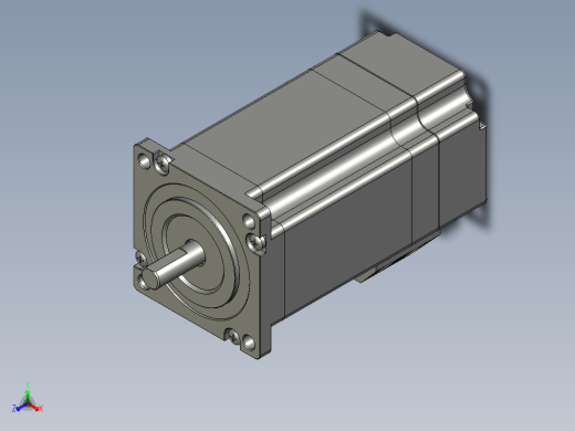 YK257EC80E1  57mm两相闭环步进电机（3D）缩略图