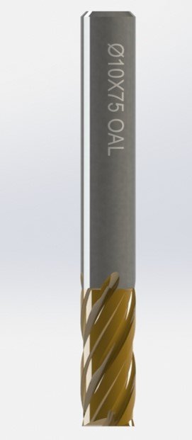 Ø10 mm 硬质合金立铣刀