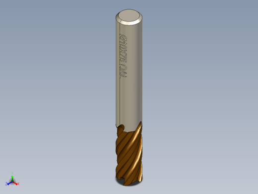 Ø10 mm 硬质合金立铣刀缩略图