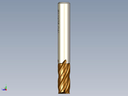 Ø10 mm 硬质合金立铣刀缩略图