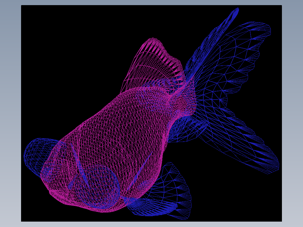 金鱼 3d模型