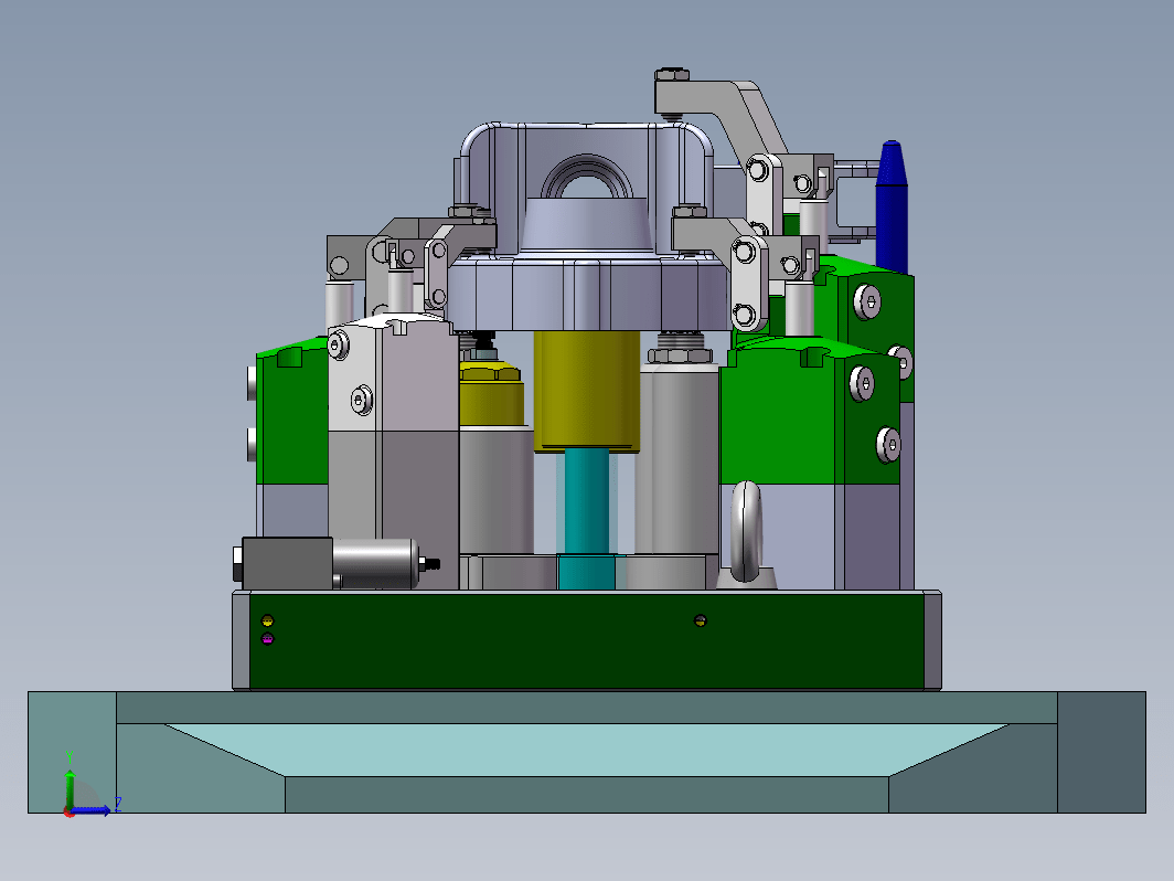 齿轮箱盖夹具总成OP1