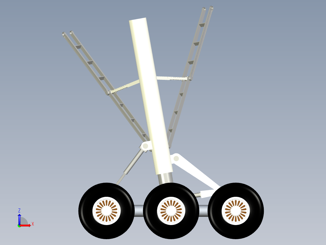 飞机起落架  Boeing777-landing-gear CREO