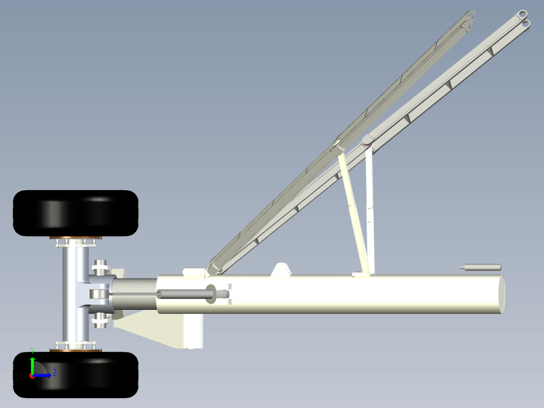 飞机起落架  Boeing777-landing-gear CREO