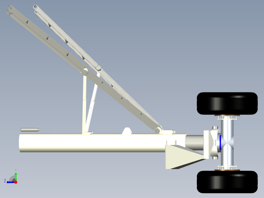 飞机起落架  Boeing777-landing-gear CREO