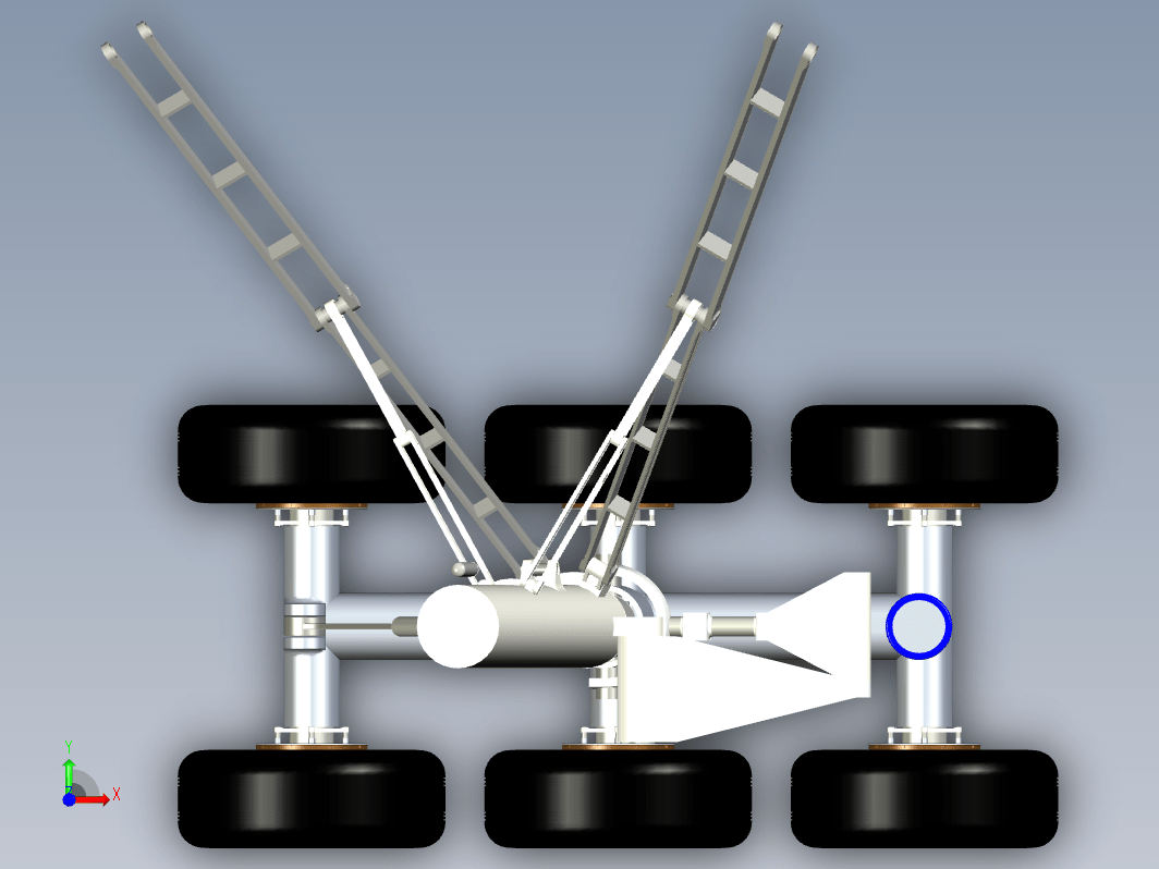 飞机起落架  Boeing777-landing-gear CREO