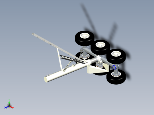 飞机起落架  Boeing777-landing-gear CREO缩略图