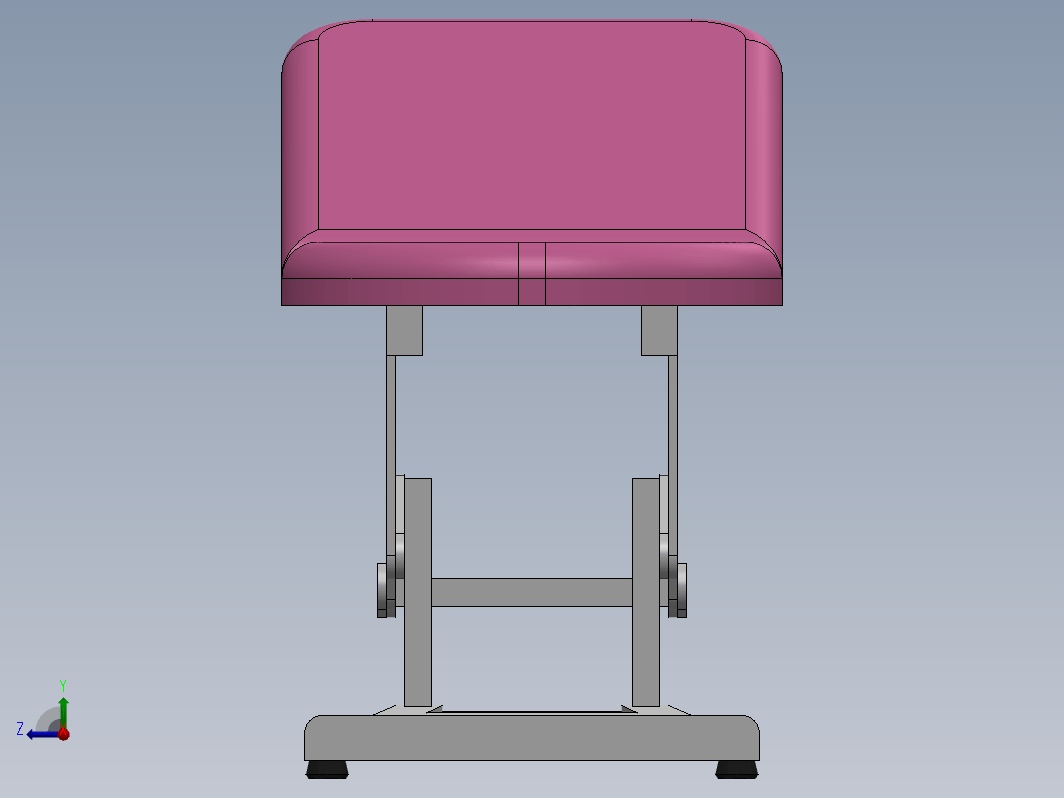 医院检查床模型