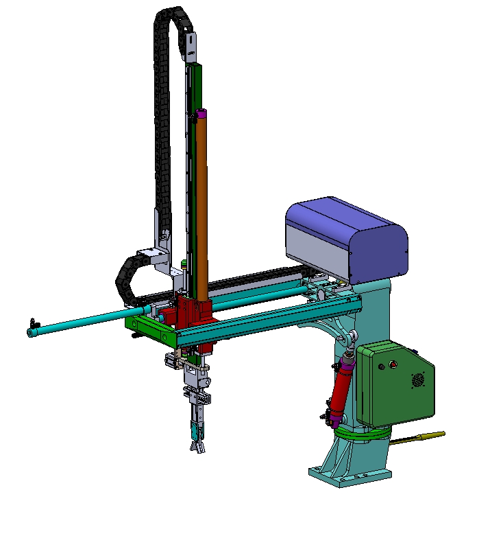 基于SOIDWORKS的斜臂式机械手设计三维SW2012带参++CAD+说明书