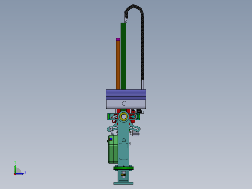 基于SOIDWORKS的斜臂式机械手设计三维SW2012带参++CAD+说明书缩略图