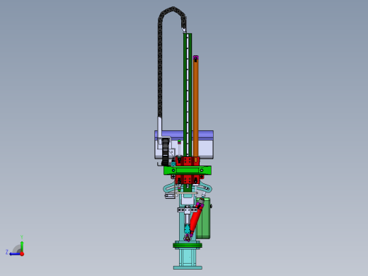 基于SOIDWORKS的斜臂式机械手设计三维SW2012带参++CAD+说明书缩略图
