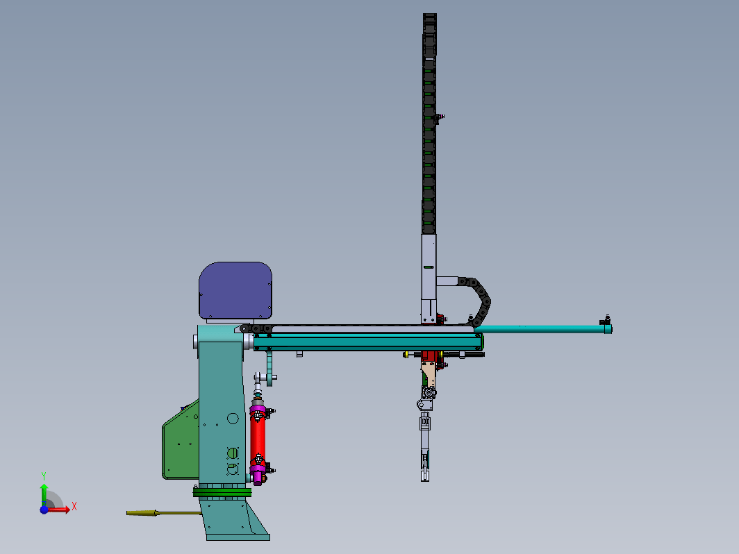 基于SOIDWORKS的斜臂式机械手设计三维SW2012带参++CAD+说明书