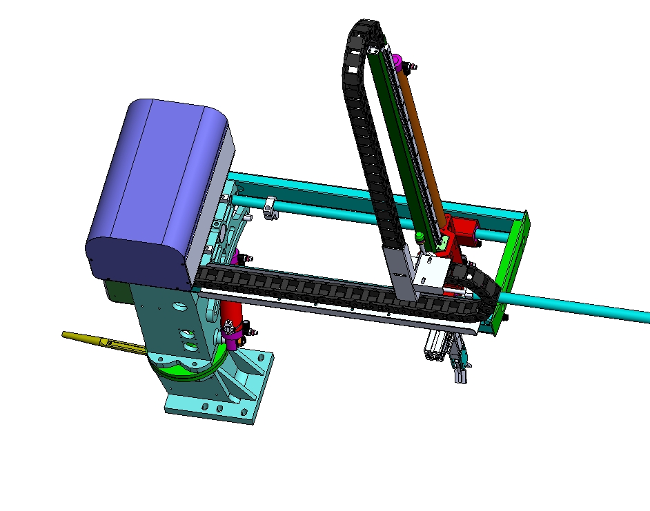 基于SOIDWORKS的斜臂式机械手设计三维SW2012带参++CAD+说明书