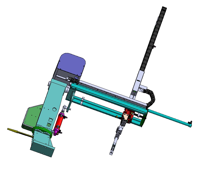 基于SOIDWORKS的斜臂式机械手设计三维SW2012带参++CAD+说明书