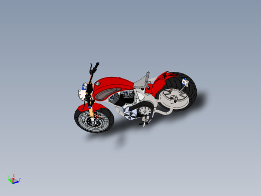 哈雷戴维森 1200 Evo“Fatster”摩托车缩略图