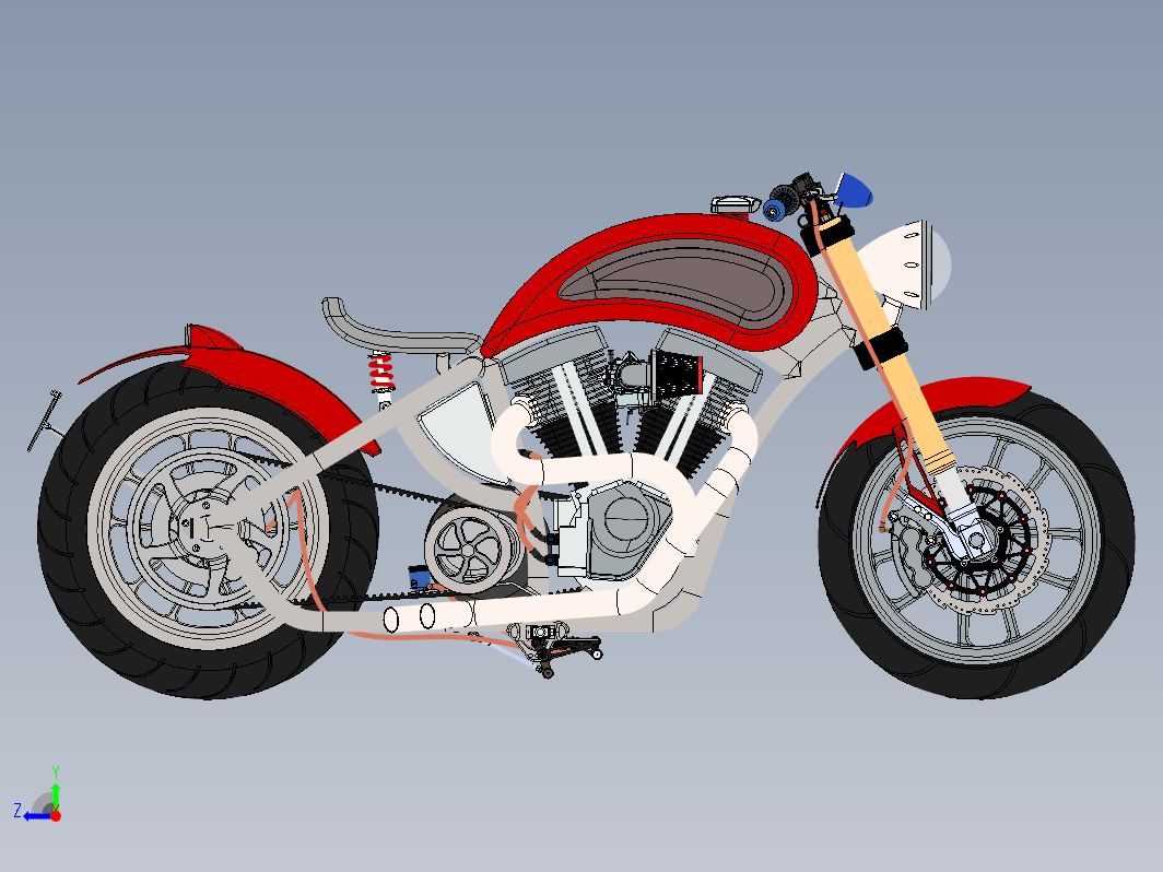 哈雷戴维森 1200 Evo“Fatster”摩托车