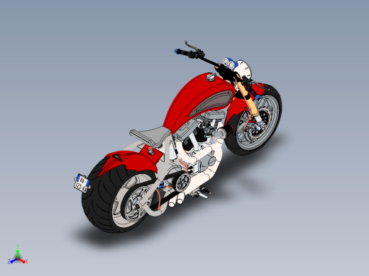 哈雷戴维森 1200 Evo“Fatster”摩托车缩略图
