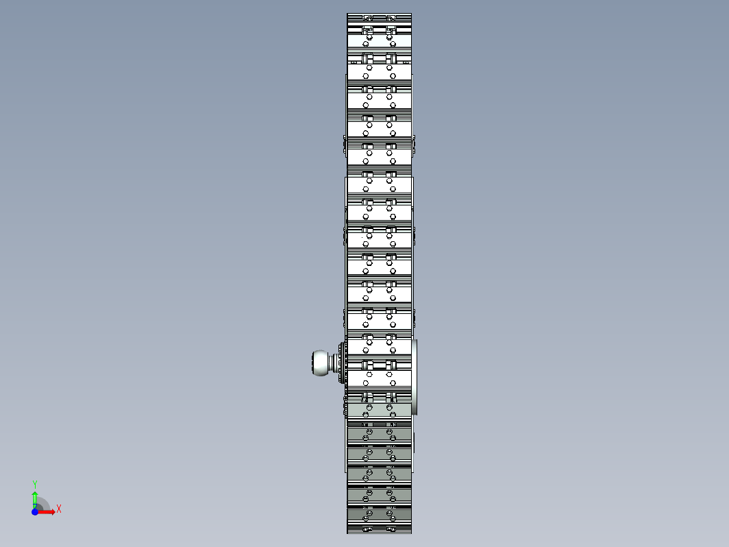 推土机履带轮结构3D图纸 AUTOCAD设计 dwg格式 IGES