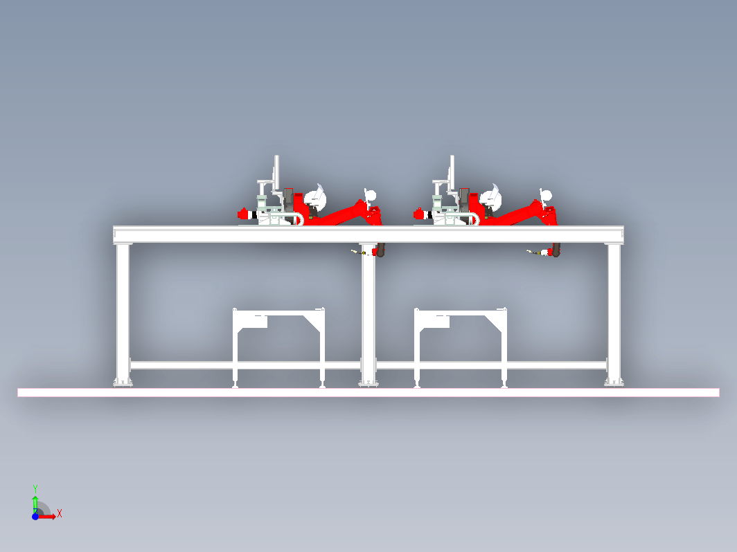 龙门双机器人吊装焊接工作站设计