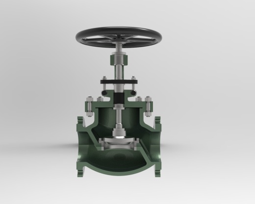 Globe Valve截止阀半剖结构缩略图