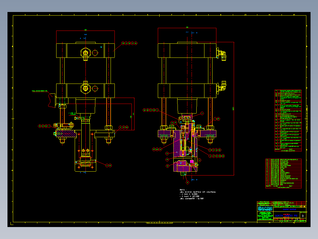 气缸结构CAD