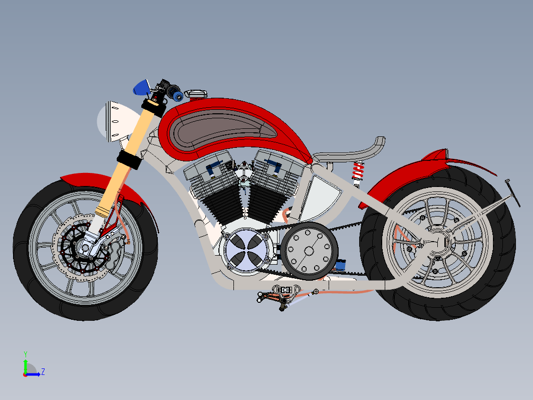 哈雷戴维森1200 Evo Fatster摩托车