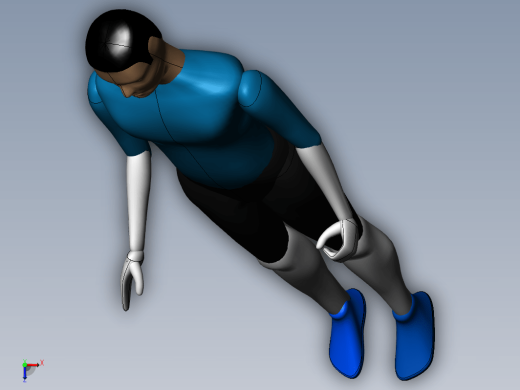 简易男性人体缩略图