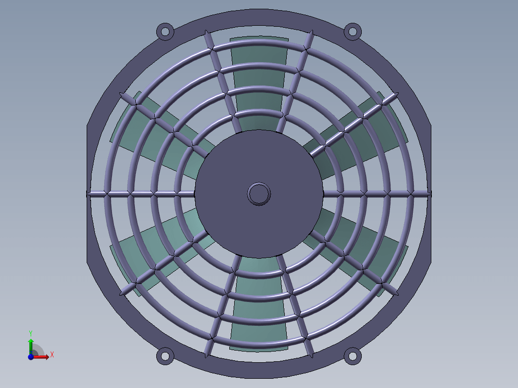 空调冷凝器散热风扇