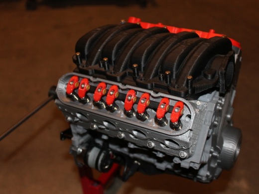 可运转的Chevy Camaro LS3 V8发动机缩略图