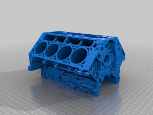 可运转的Chevy Camaro LS3 V8发动机缩略图