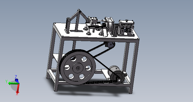 M2螺丝冷镦机三维SW+CAD