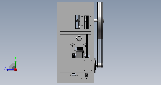 M2螺丝冷镦机三维SW+CAD