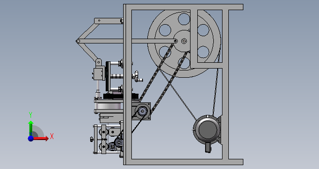 M2螺丝冷镦机三维SW+CAD