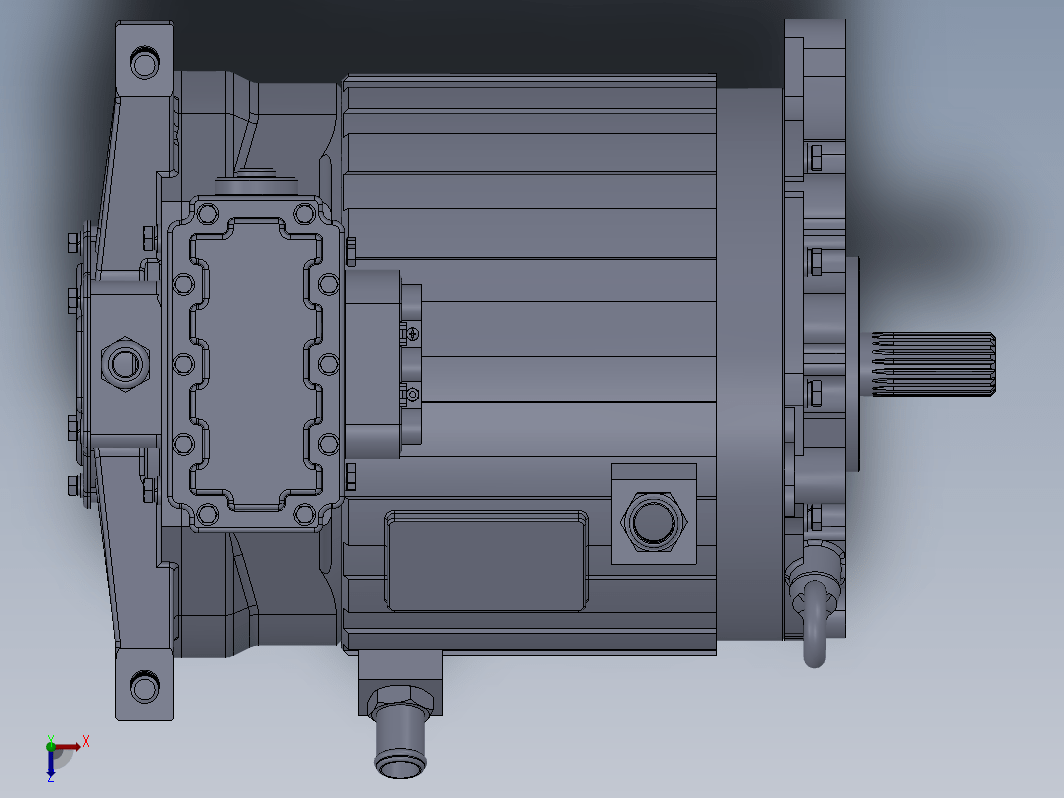 25KW水冷电机