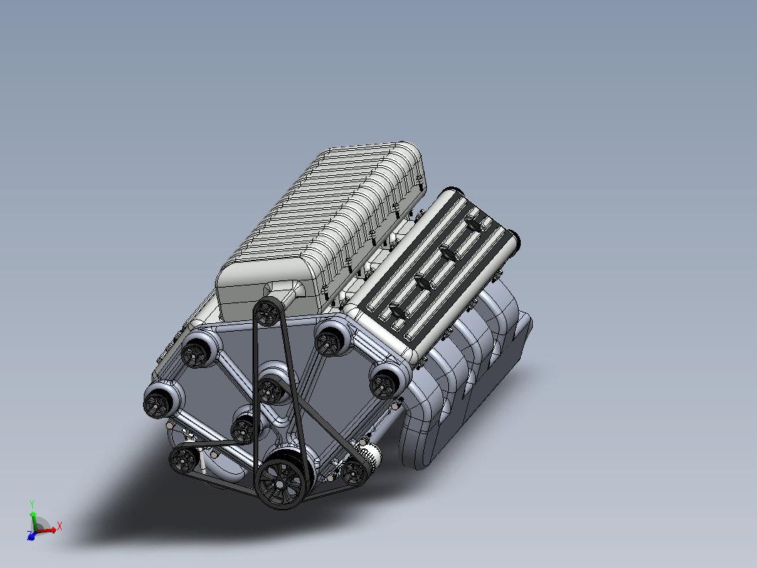 增压V8发动机