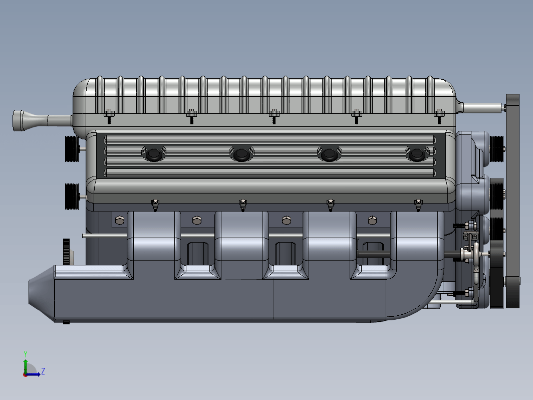 增压V8发动机