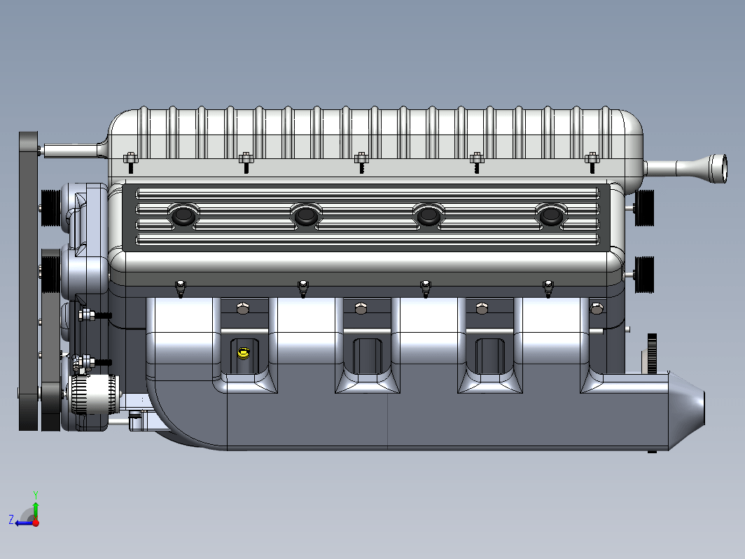 增压V8发动机