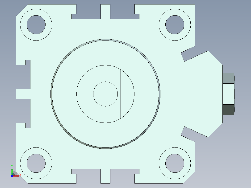 GCFBJCX-BJX-B_50_30_0标准紧凑型气缸