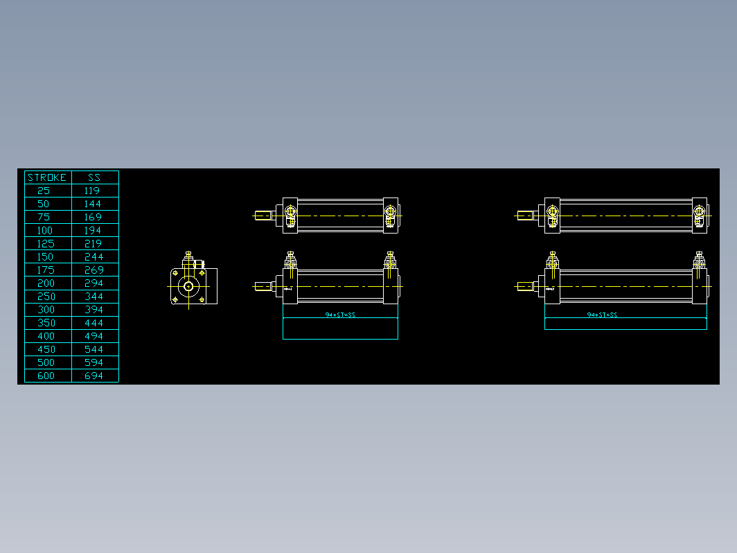 气缸 MB63