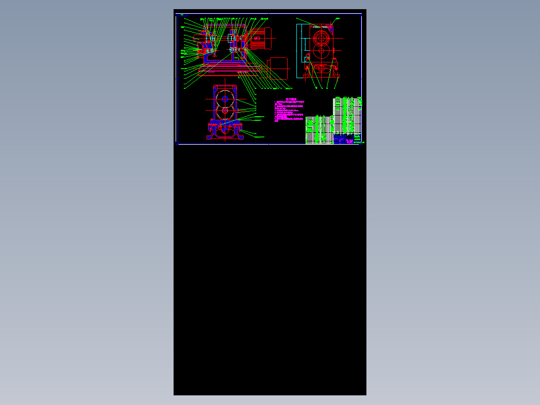 ZH1105柴油机气缸体三面粗镗组合机床设计+说明书(后主轴箱设计)