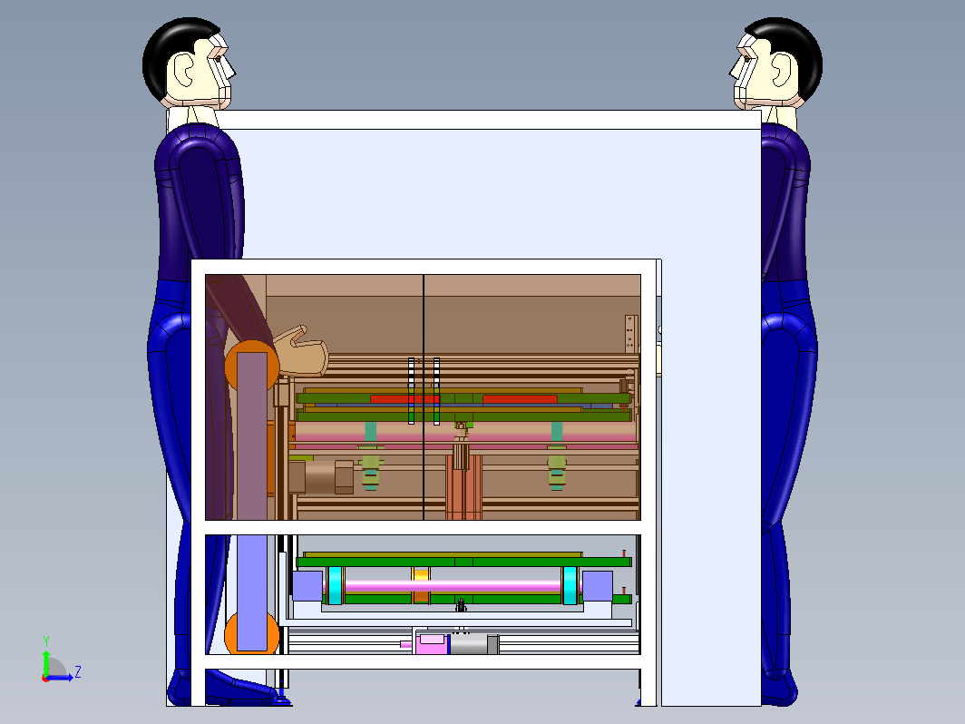 手机背光CCD检测机工装栈板线