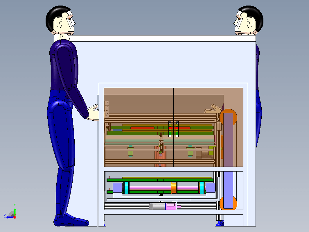 手机背光CCD检测机工装栈板线