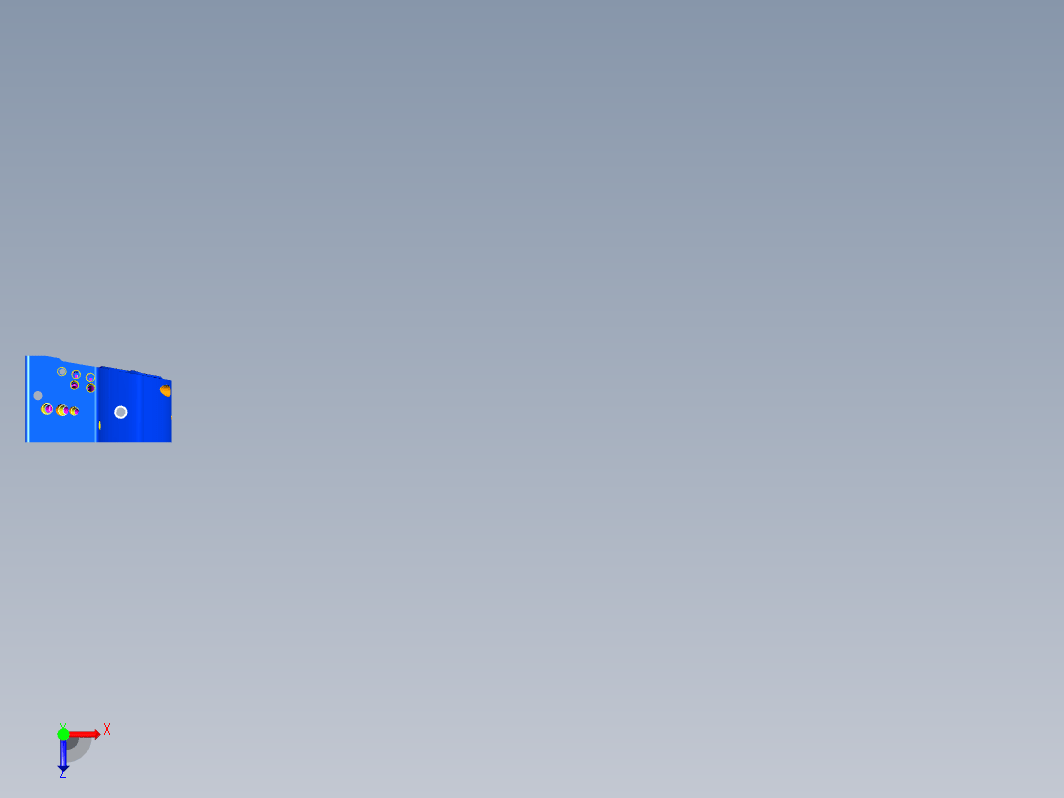 B柱热成型模具三维UG7.0无参