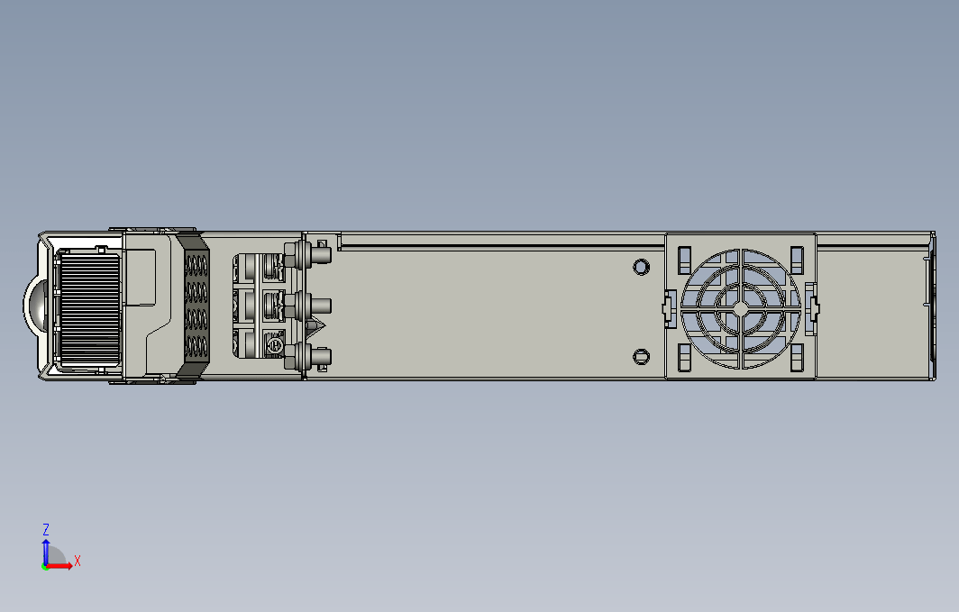 高性能多机传动驱动器STEP_B00(MD810-50M4TD5.5G210+整机外形图)