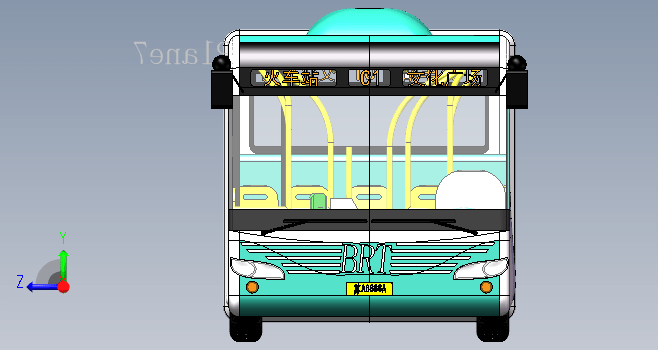 F0413-公交车模型设计图纸