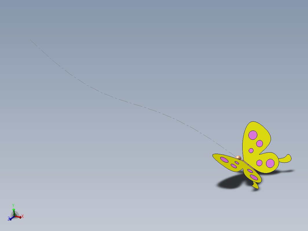 蝴蝶动画3D图