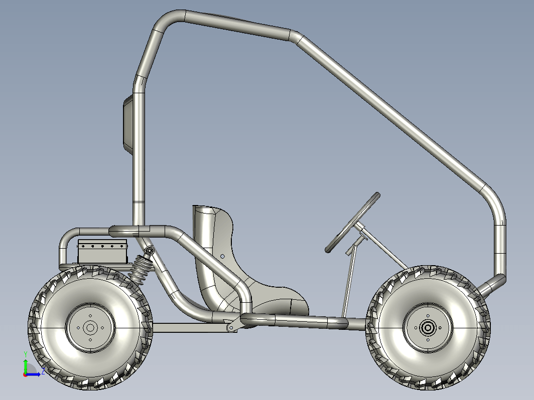 Electric Mud Kart电动钢管车