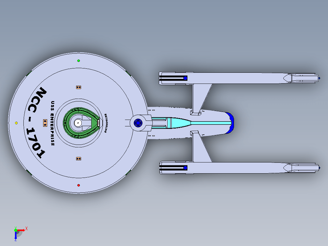 Nave USS Enterprise宇宙飞船