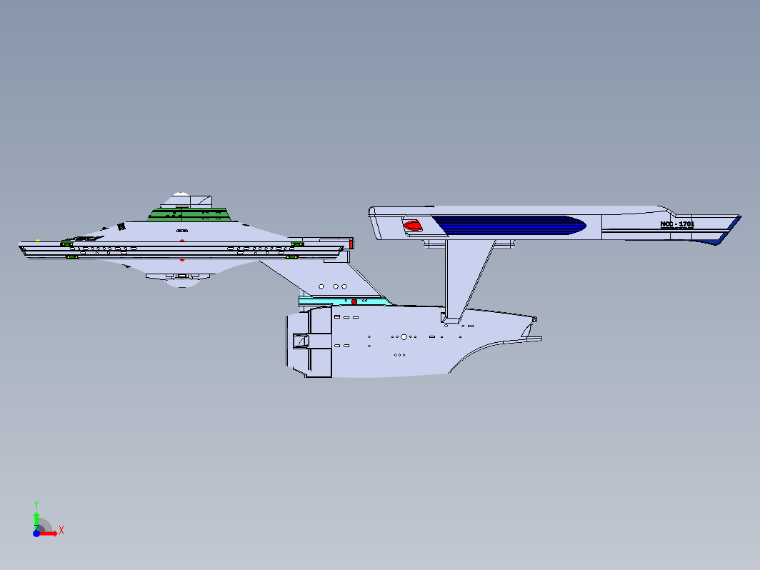 Nave USS Enterprise宇宙飞船