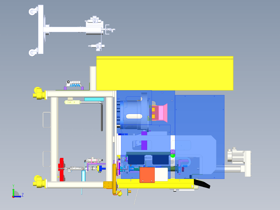 OP210 上箱体衬套压装，上箱体涂脂，将衬套压入上箱体